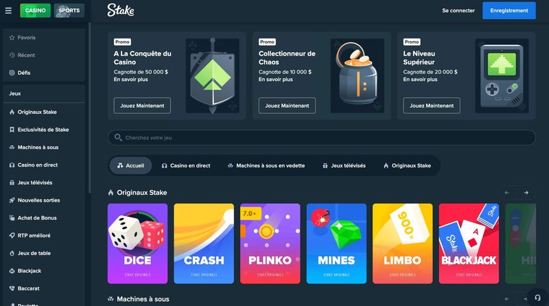 Découvrez les Meilleurs Casinos en Ligne avec Bonus à Stake en France